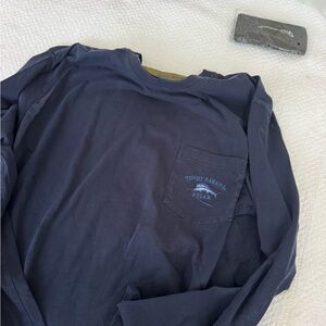 Tommy Bahama Men's Deep Blue Long Sleeve Tee